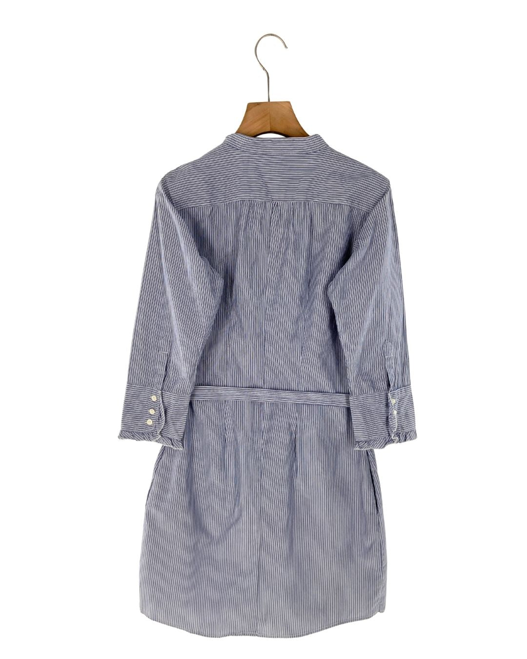 Vestido camisero a rayas