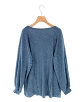 Saco oversize canalé