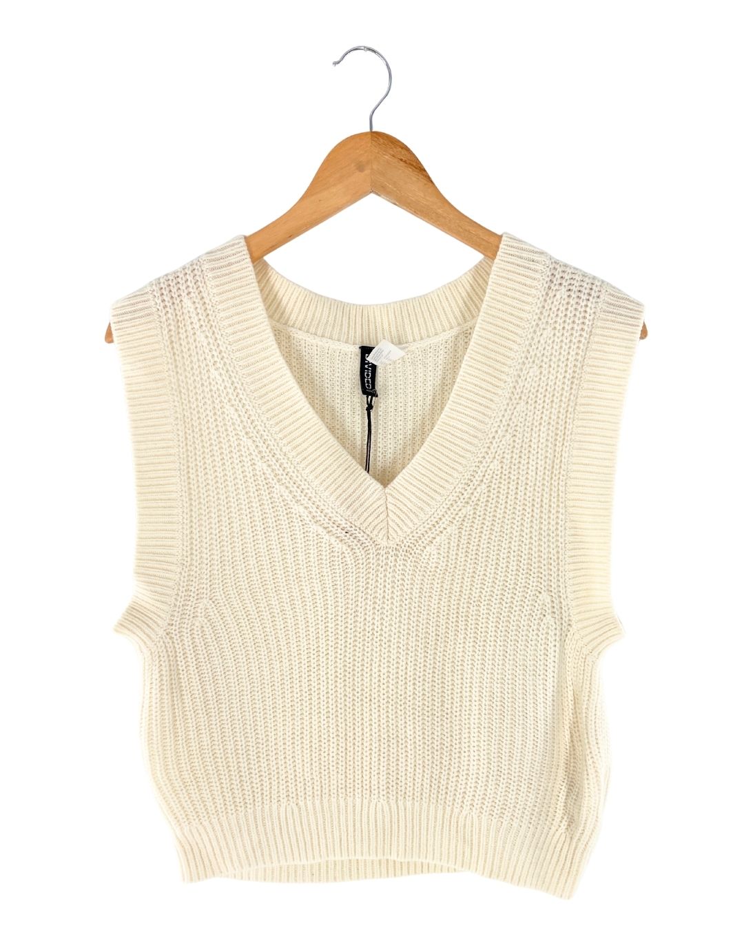 Chaleco tejido cuello en V