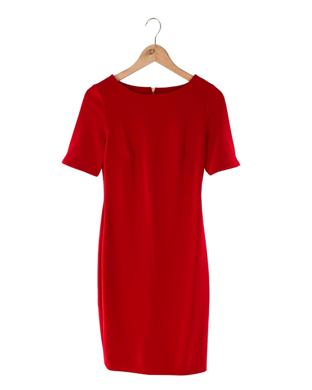 Vestido midi con cremallera