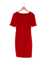 Vestido midi con cremallera