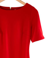 Vestido midi con cremallera