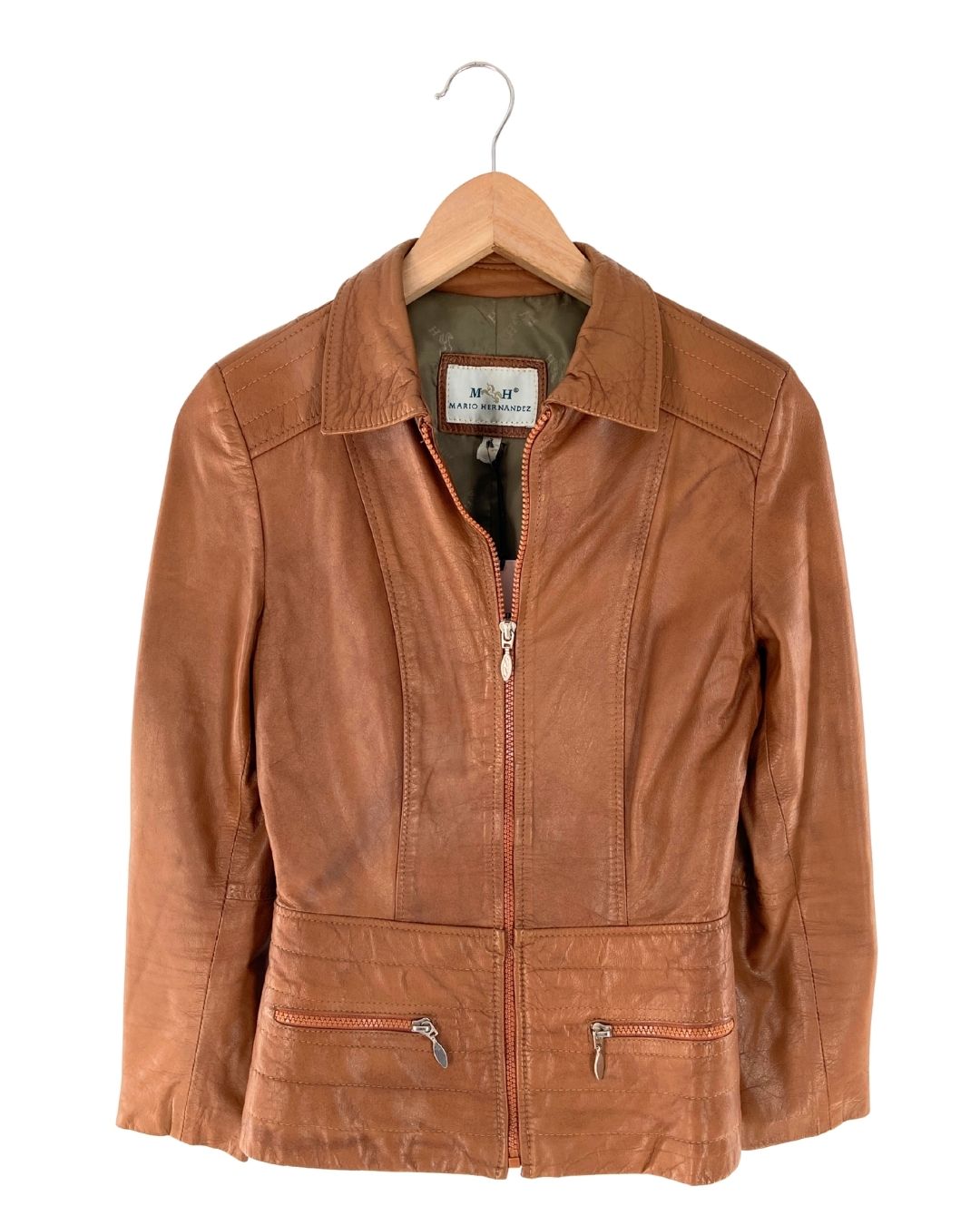 Chaqueta en cuero