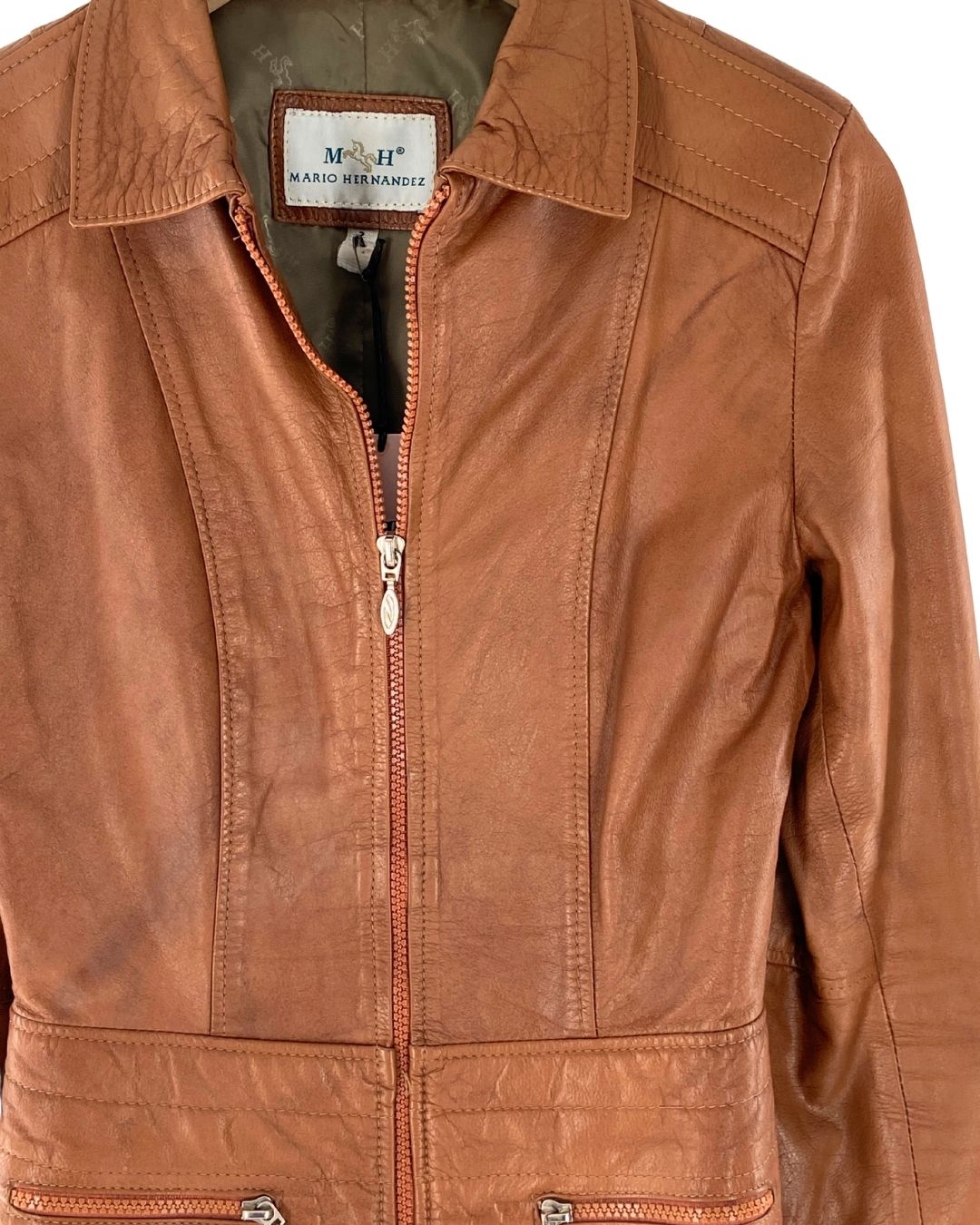 Chaqueta en cuero