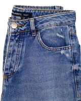 Jean baggy abotonado rigido