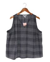 Blusa sleveless print