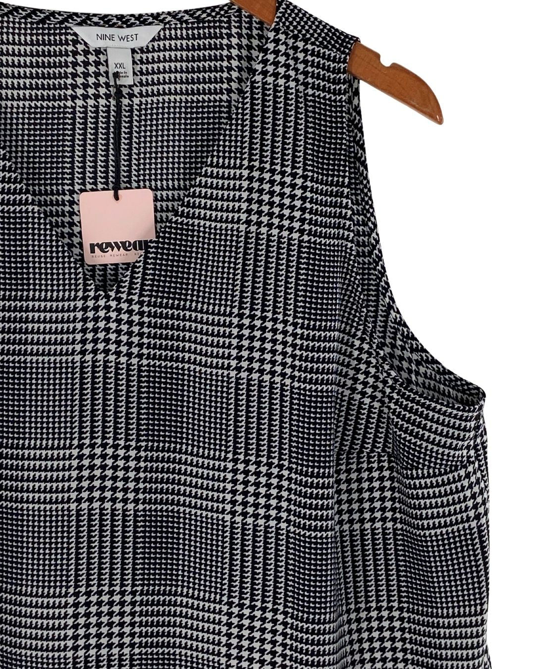 Blusa sleveless print