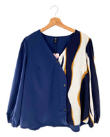 Blusa oversize con print