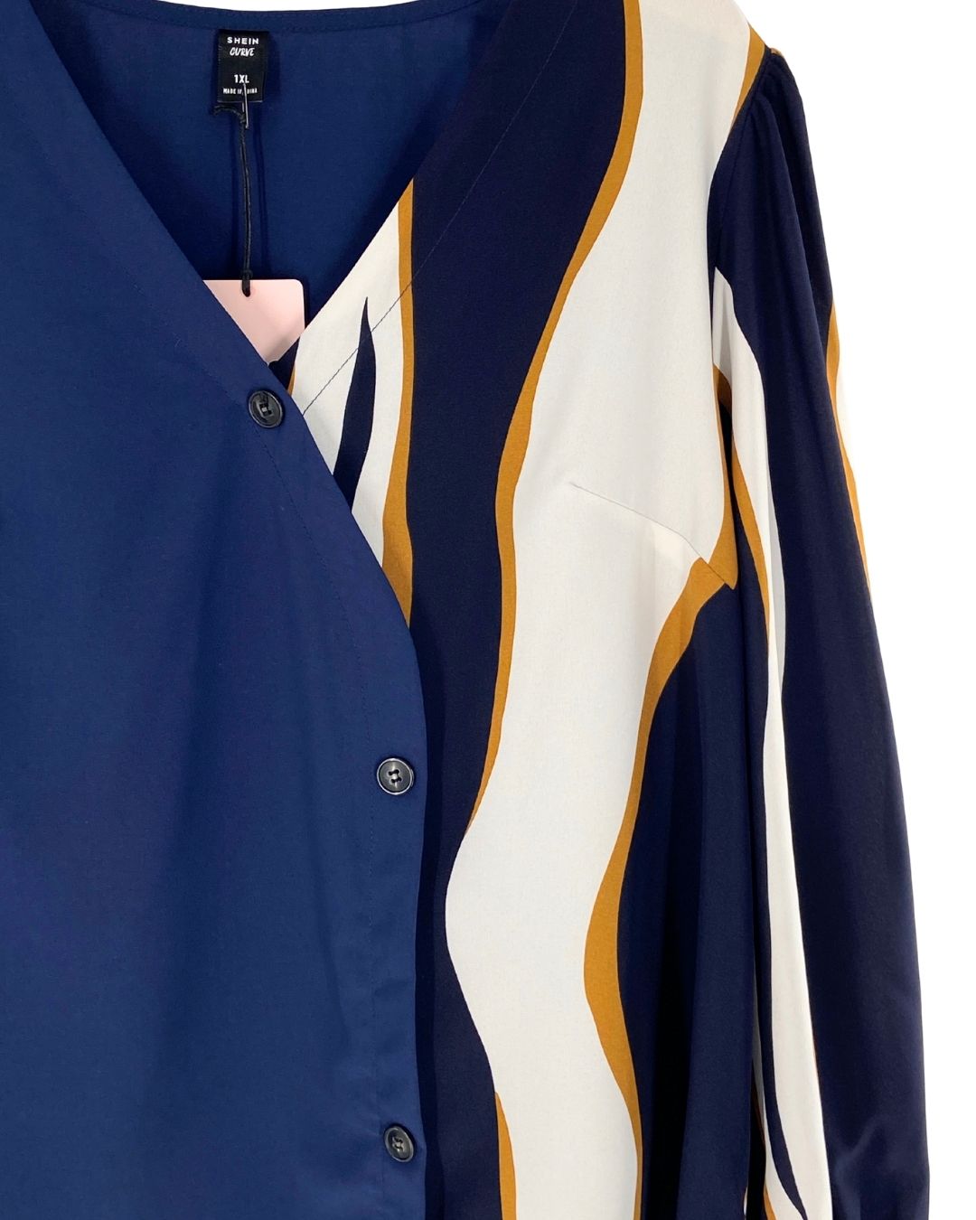 Blusa oversize con print