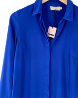 Camisa traslucida manga larga