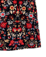 Falda mini en pana print