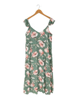 Maxi vestido de tiras vuelos