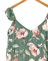 Maxi vestido de tiras vuelos