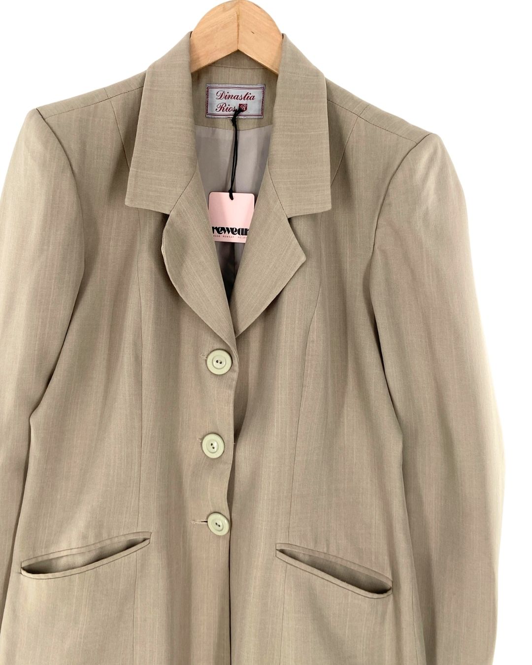Blazer abotonado long size