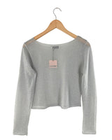 Blusa manga larga traslucida