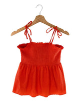 Blusa de tiras delgadas