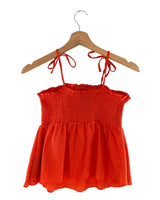 Blusa de tiras delgadas