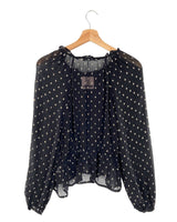 Blusa manga larga plumeti