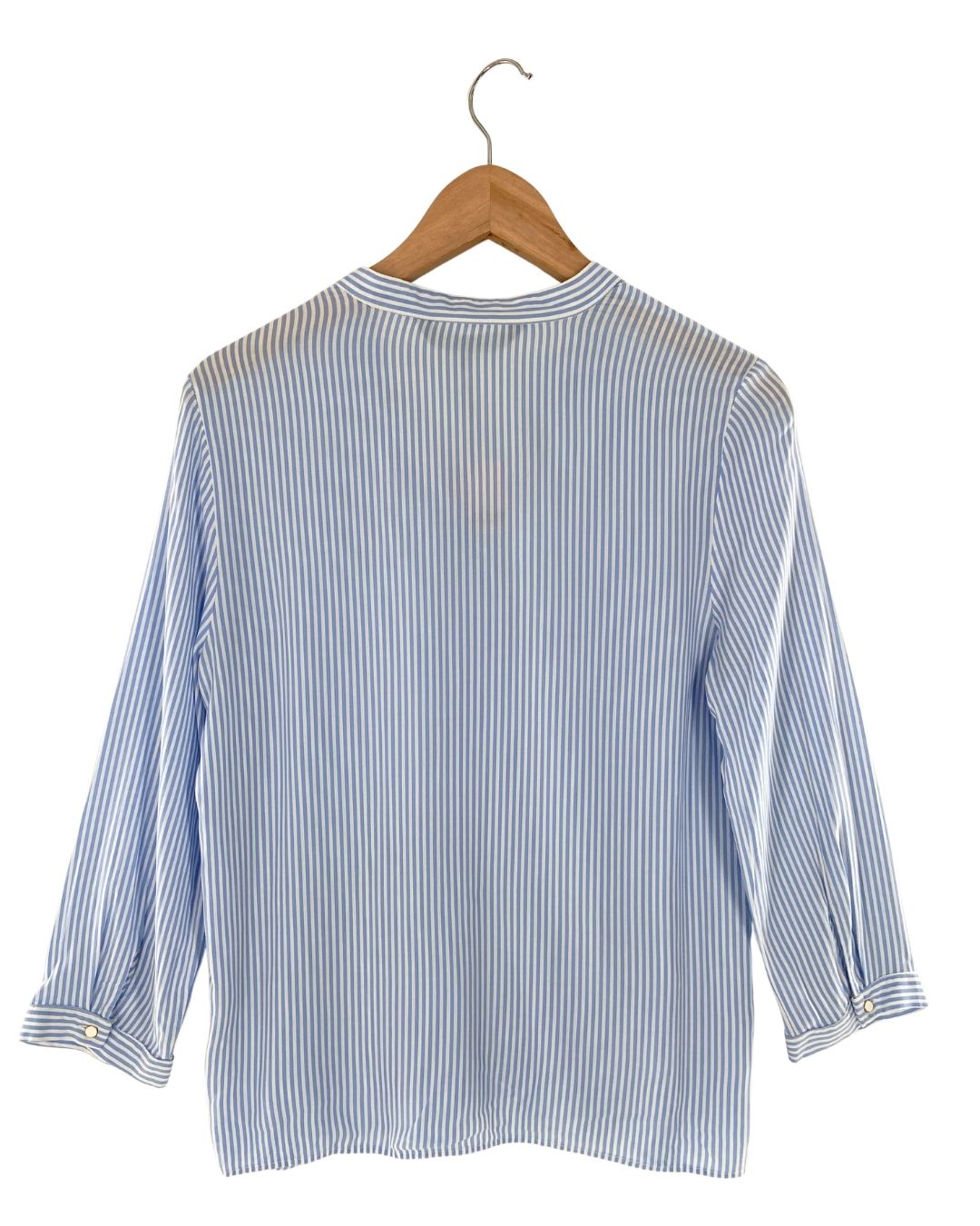 Camisa cuello mao a rayas