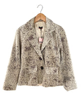 Blazer abotonado en velvet