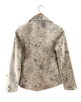 Blazer abotonado en velvet