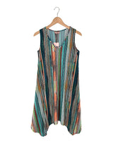 Vestido sleeveless a rayas