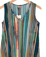 Vestido sleeveless a rayas