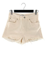 Short mini en denim destroyed