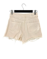 Short mini en denim destroyed
