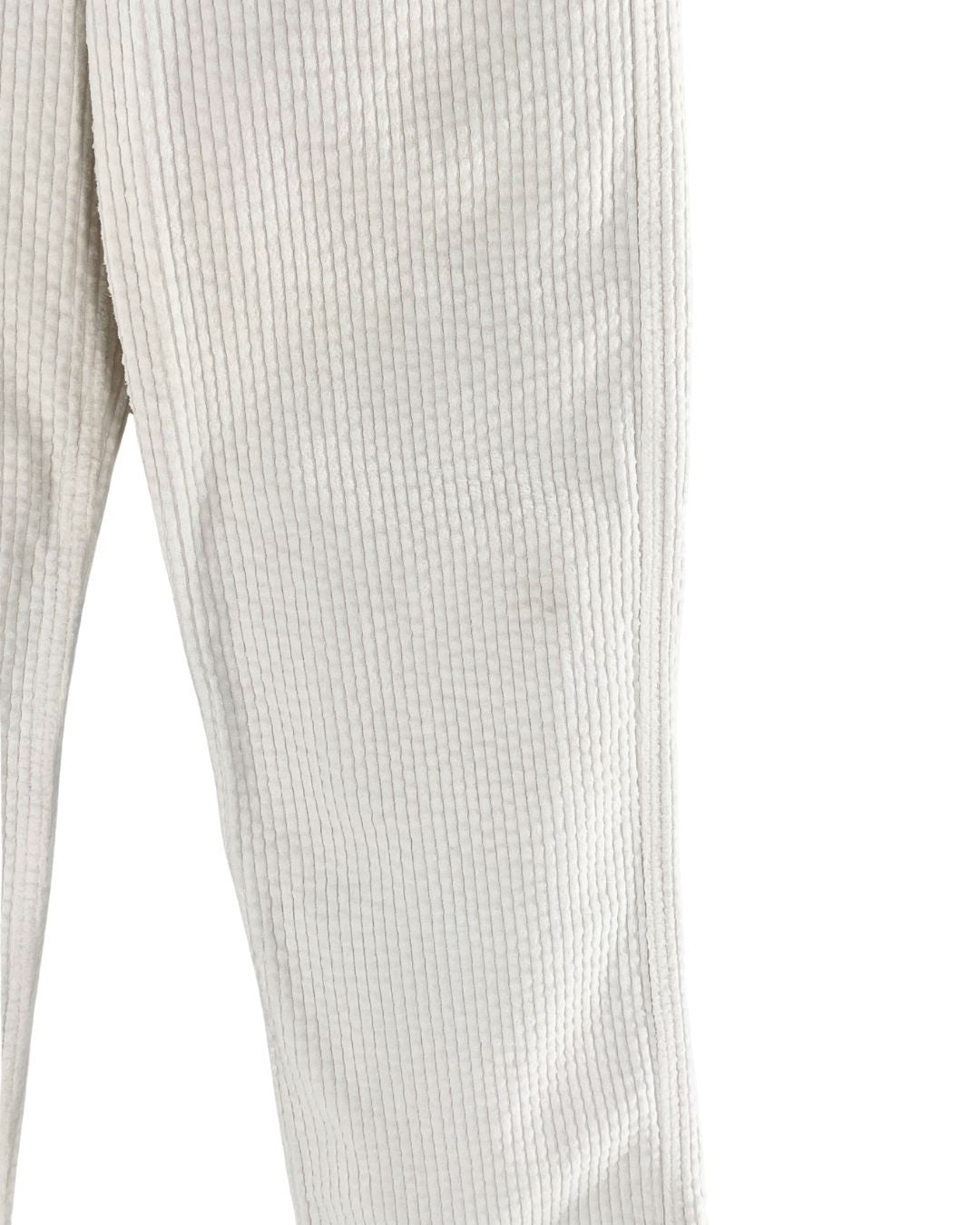 Pantalon en pana corte recto