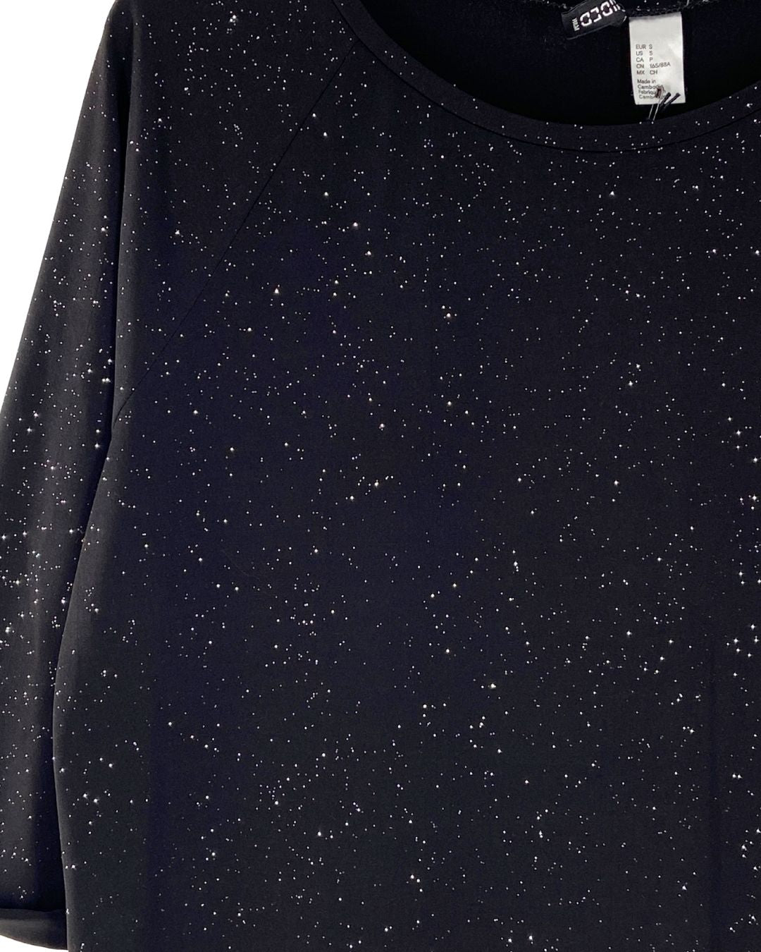 Blusa manga larga licrada