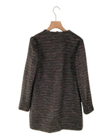 Blazer long size en tweed