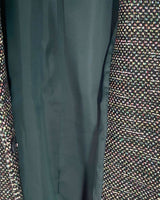 Blazer long size en tweed