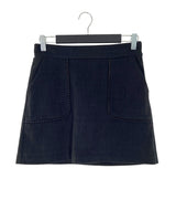 Falda mini con textura