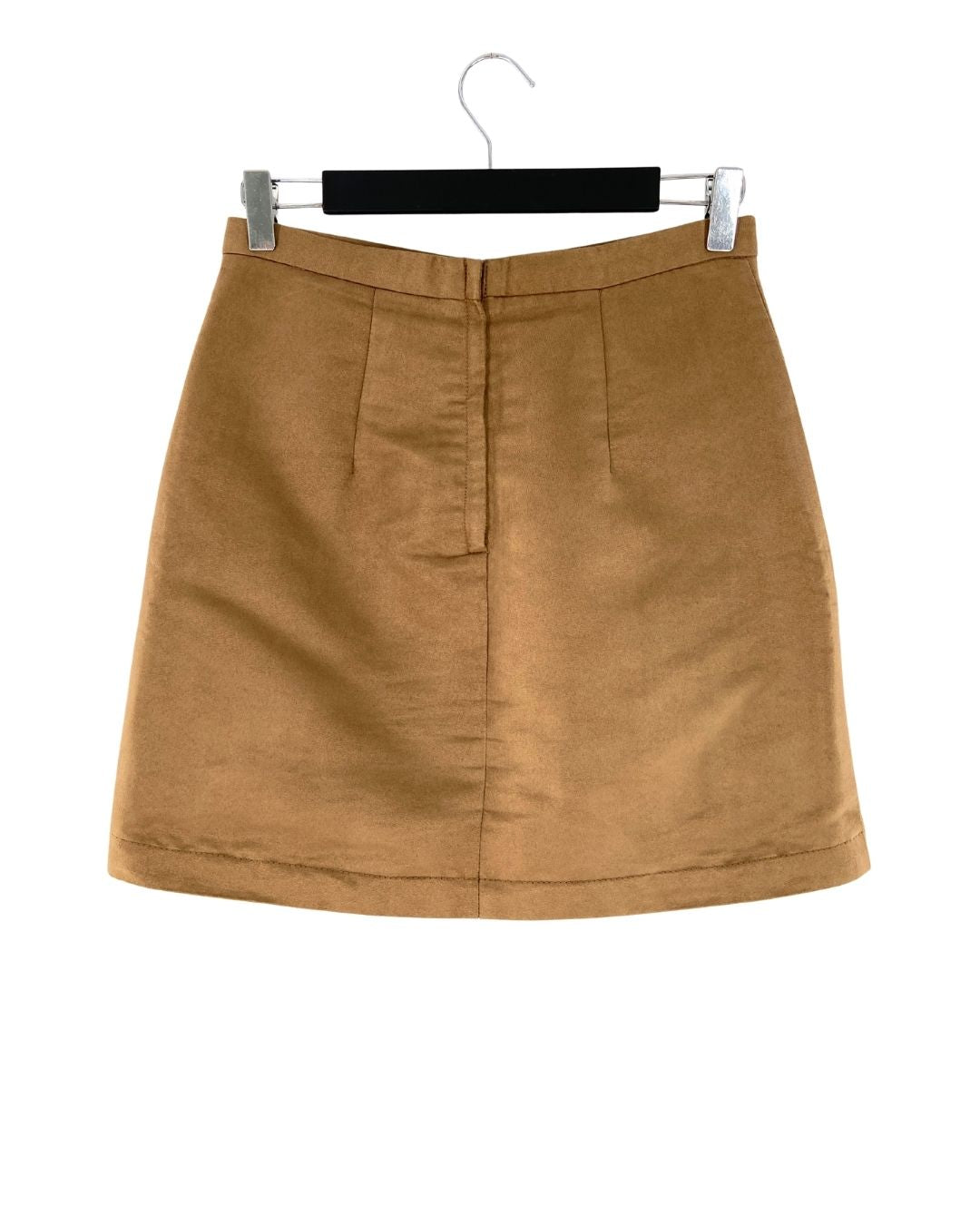 Falda mini en antelina