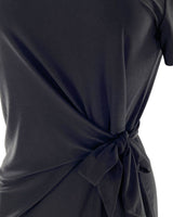 Vestido midi anudado