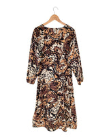 Vestido midi manga larga