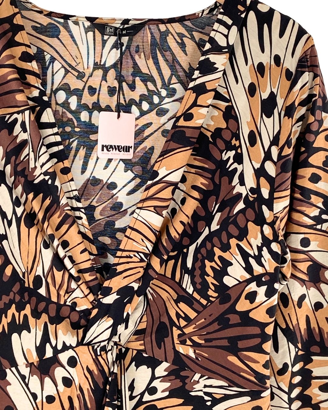 Vestido midi manga larga