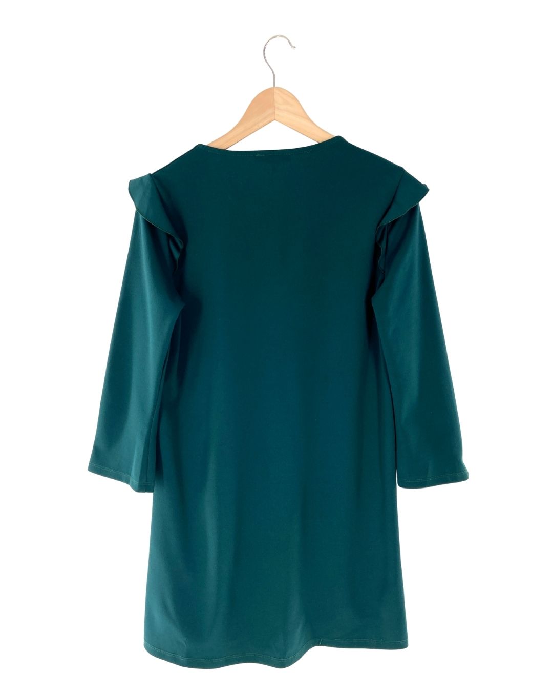 Vestido midi amplio con vuelo
