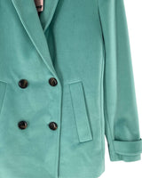 Chaqueta en paño abotonada