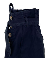 Pantalon paper bag encauchado