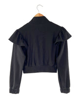 Saco crop con cremallera