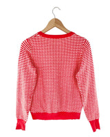 Saco tejido a franjas