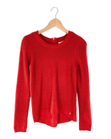 Saco tejido con hilos