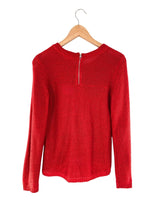 Saco tejido con hilos