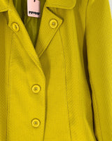 Blazer abotonado con textura