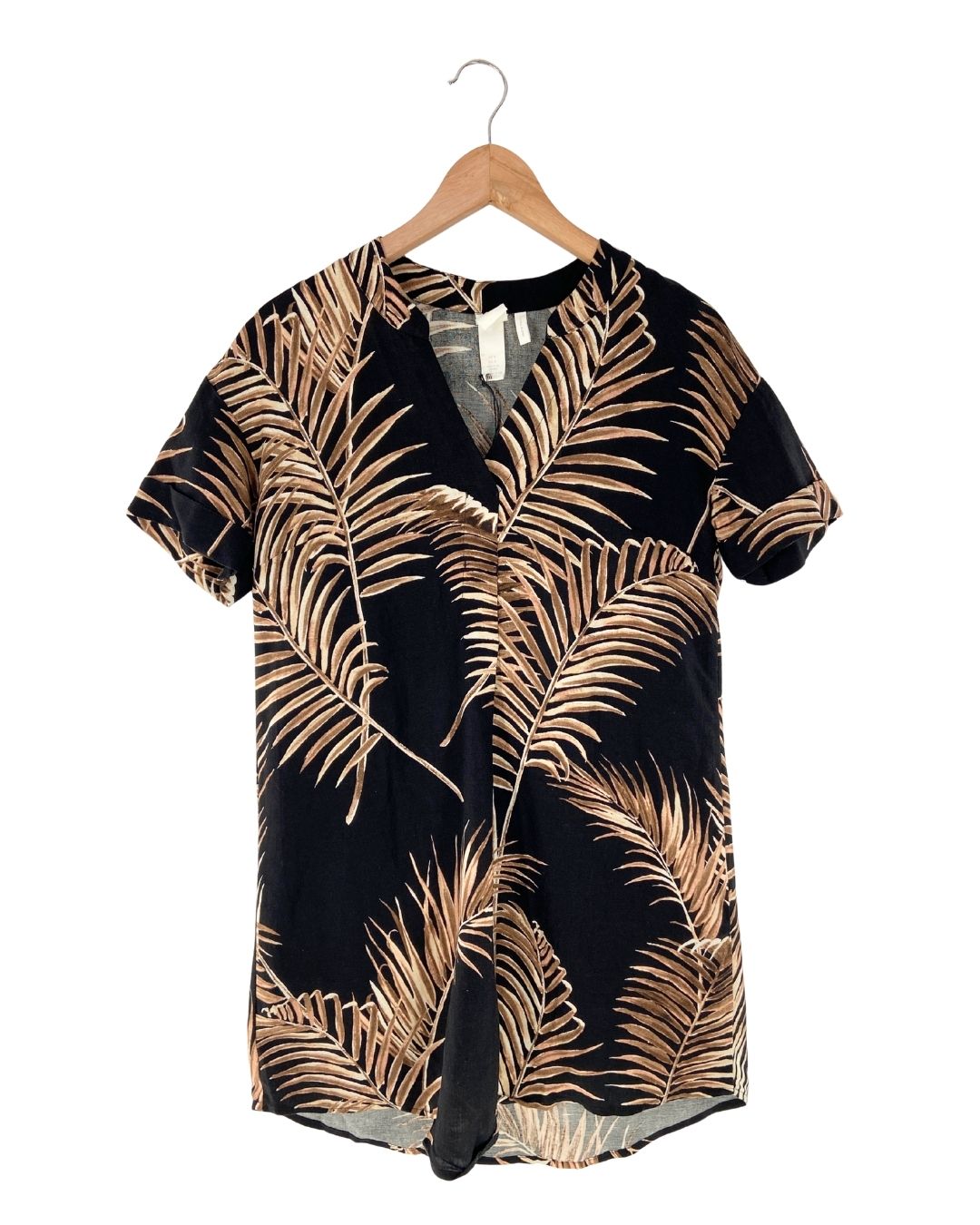 Vestido midi amplio print