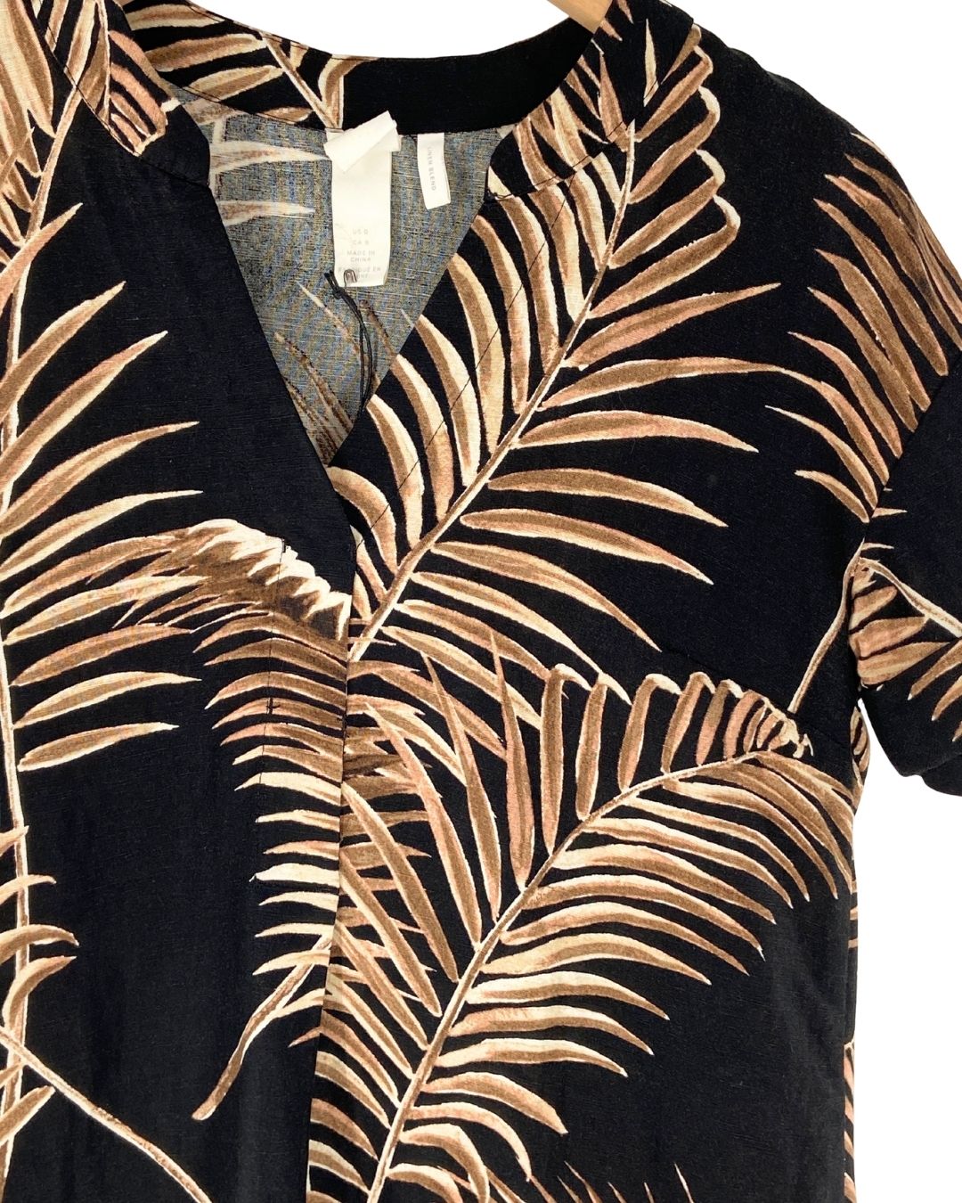 Vestido midi amplio print