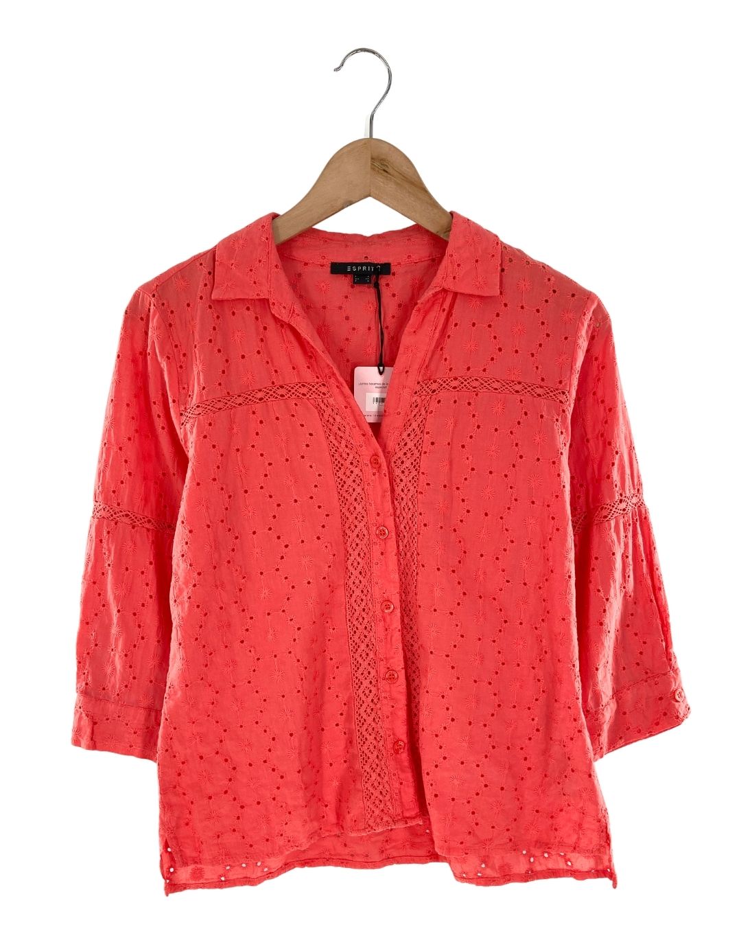 Camisa manga larga en ojalillo