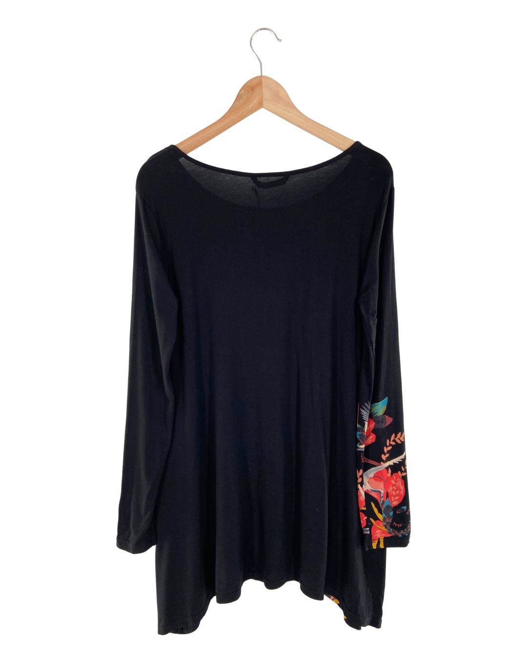 Vestido mini manga larga